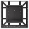 Kominek Czarny 60 x 60 x 30 cm Stal
