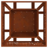 Kominek Brązowy 60 x 60 x 30 cm