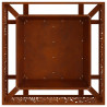Kominek Brązowy 80 x 80 x 30 cm