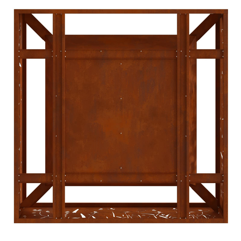 Kominek Brązowy 80 x 80 x 30 cm