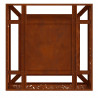 Kominek Brązowy 80 x 80 x 30 cm