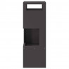 Kominek Czarny 35 x 35 x 100 cm Stal