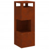 Kominek Brązowy 35 x 35 x 100 cm Stal