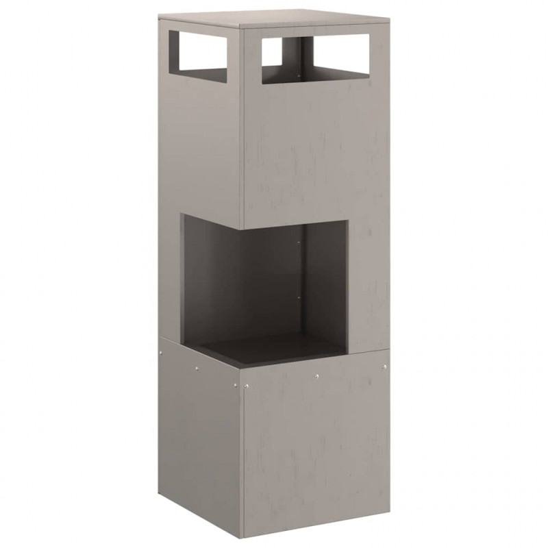Kominek Brązowy 35 x 35 x 100 cm Stal
