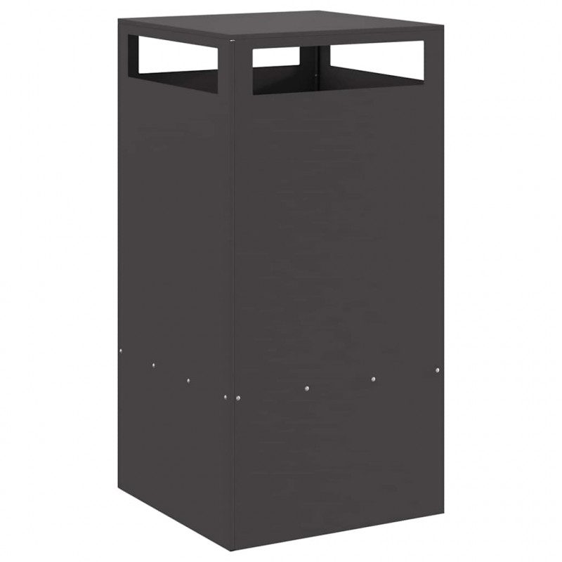 Kominek Czarny 50 x 50 x 100 cm Stal