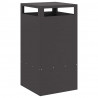 Kominek Czarny 50 x 50 x 100 cm Stal