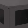 Kominek Czarny 50 x 50 x 100 cm Stal