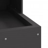 Kominek Czarny 50 x 50 x 100 cm Stal