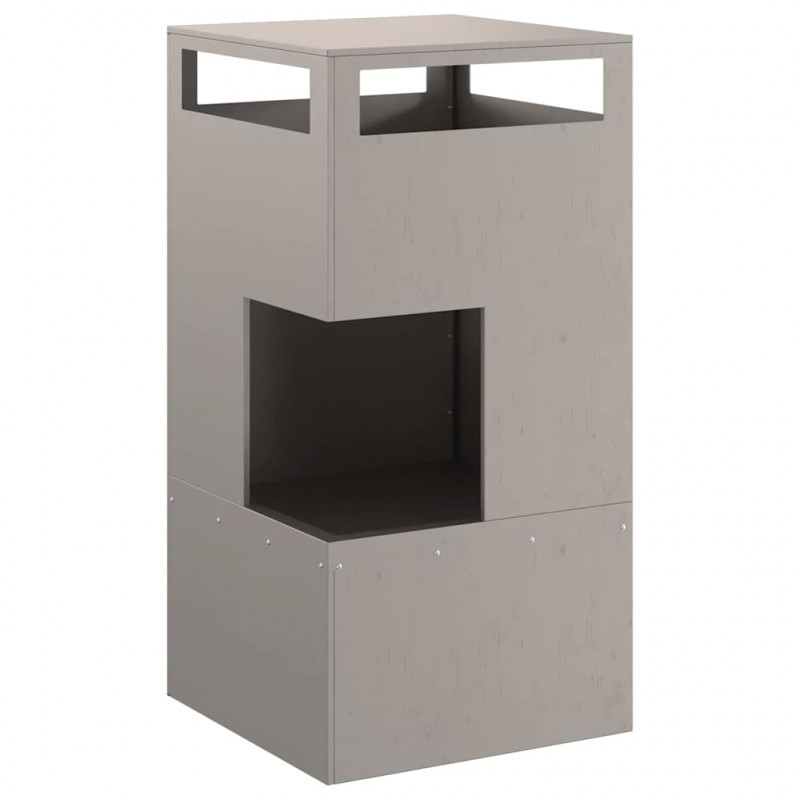 Kominek Brązowy 50 x 50 x 100 cm Stal