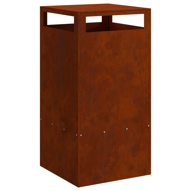 Kominek Brązowy 50 x 50 x 100 cm Stal