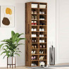 Szafka na buty Stare drewno 54x34x183 cm Drewno klejone