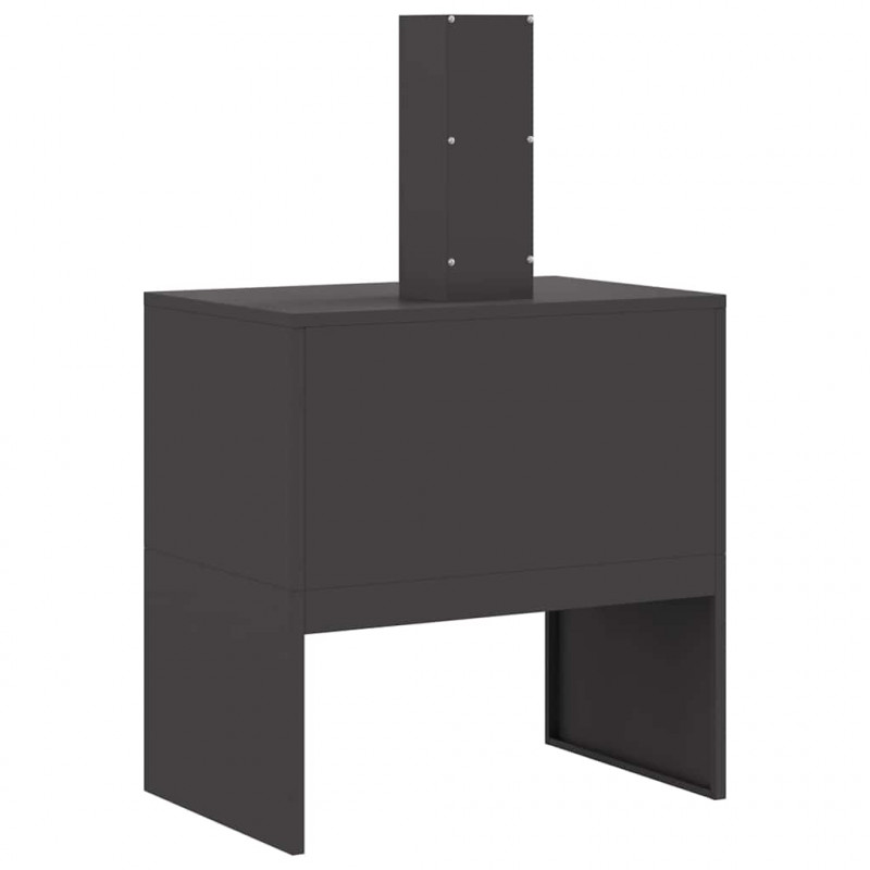 Kominek Czarny 60 x 40 x 96 cm Stal