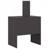 Kominek Czarny 60 x 40 x 96 cm Stal