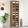 Szafka na buty Artisan Oak 54x34x183 cm Drewno klejone