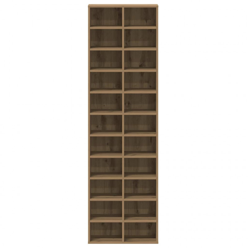 Szafka na buty Artisan Oak 54x34x183 cm Drewno klejone
