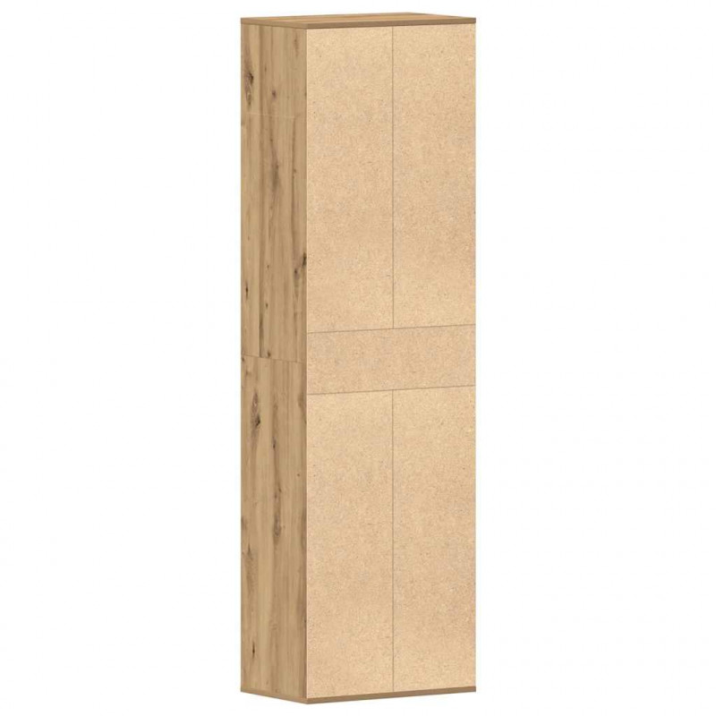 Szafka na buty Artisan Oak 54x34x183 cm Drewno klejone