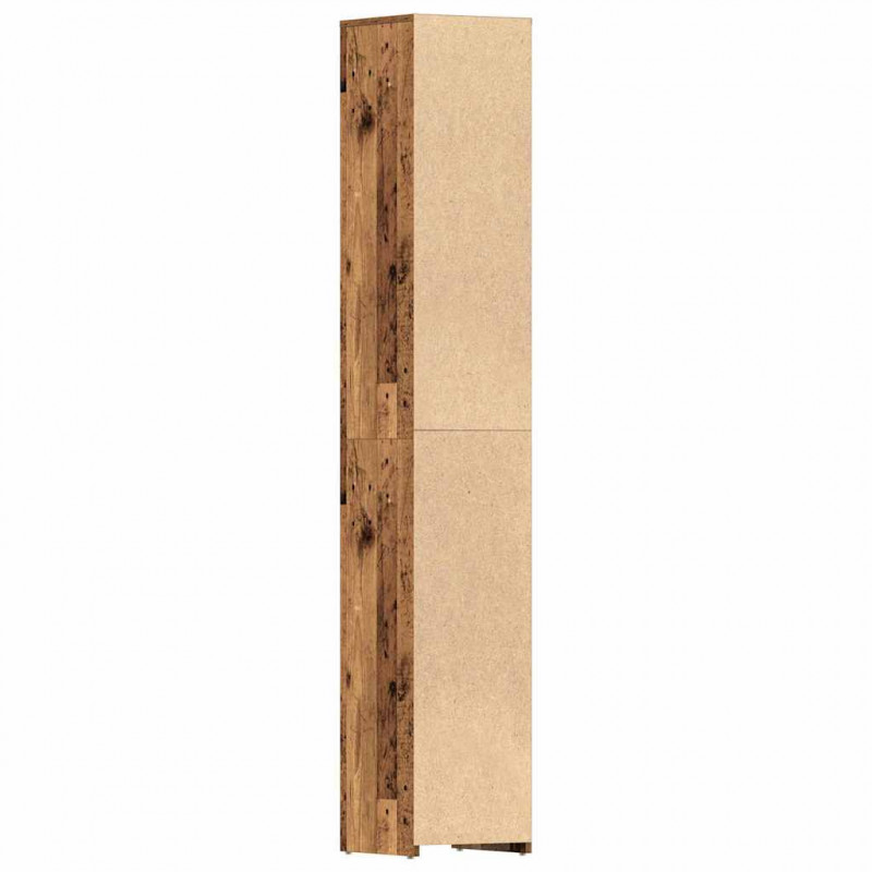 Szafka łazienkowa, stare drewno, 30x30x183,5 cm