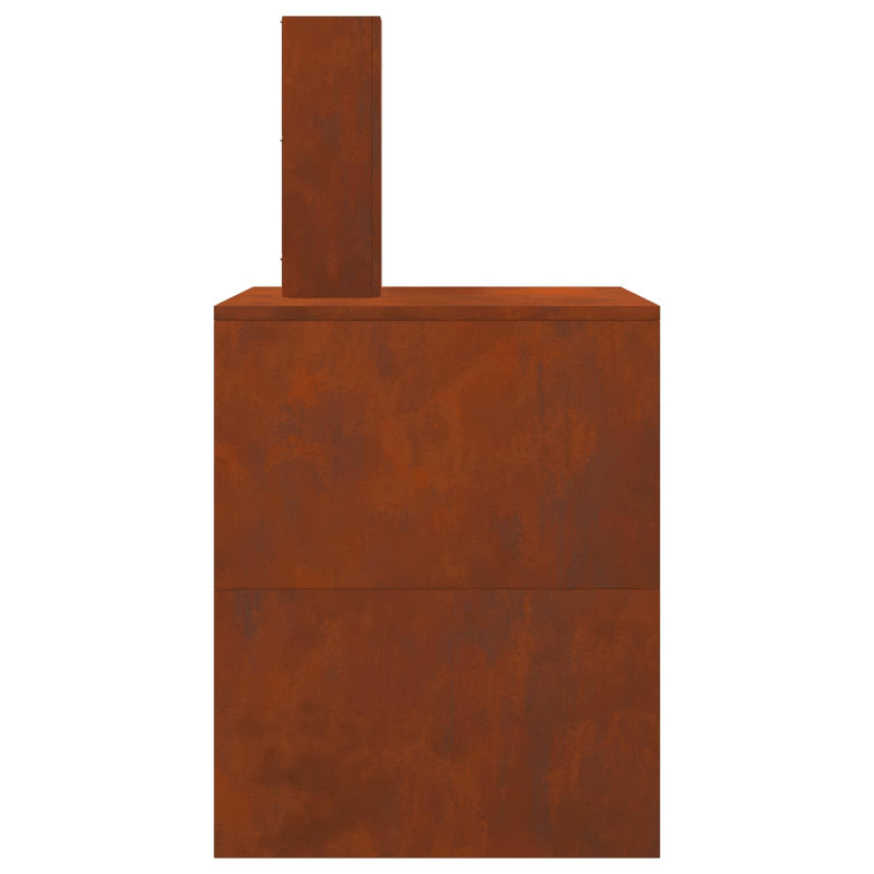 Kominek Brązowy 80 x 50 x 96 cm