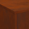 Kominek Brązowy 80 x 50 x 96 cm