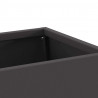 Kominek Czarny 60 x 35 x 100 cm Stal