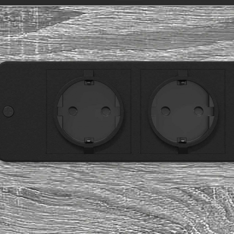 Szafka Nocna Szary Sonoma 41,5 x 26 x 60,5 cm