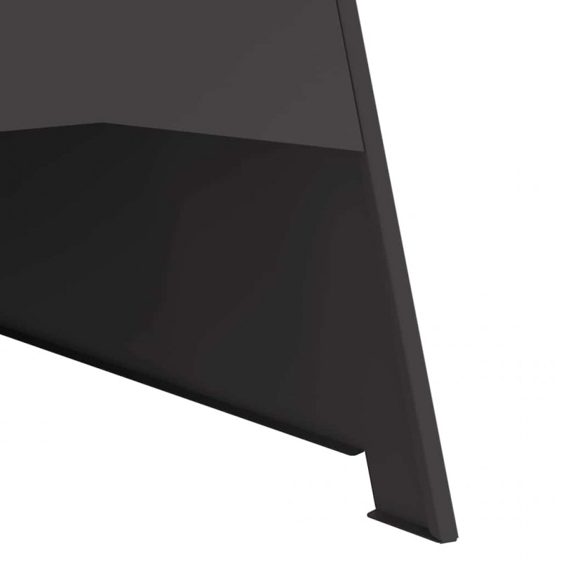 Kominek Czarny 50 x 50 x 95 cm Stal