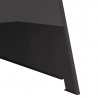 Kominek Czarny 50 x 50 x 95 cm Stal