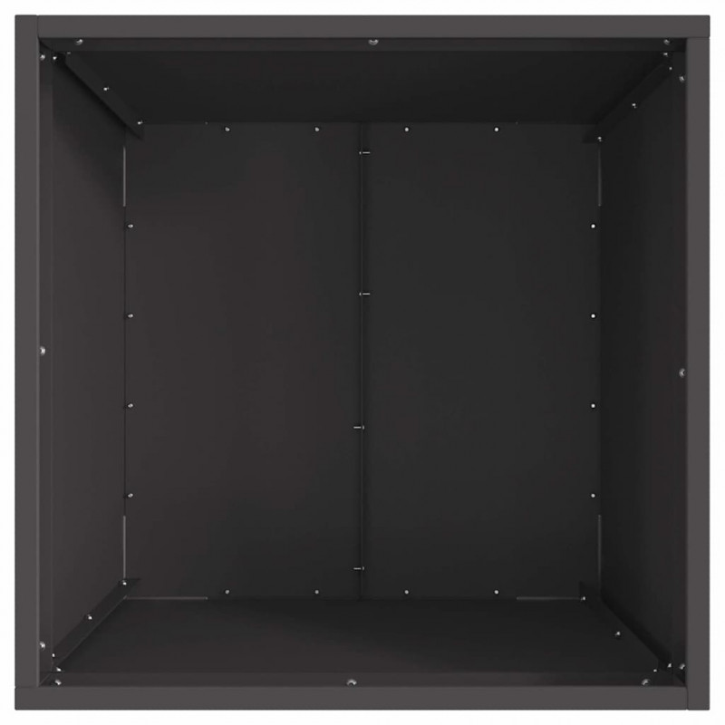 Kominek Czarny 50 x 50 x 38 cm Stal