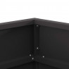 Kominek Czarny 50 x 50 x 38 cm Stal