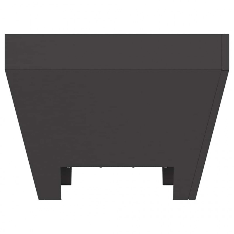 Kominek Czarny 50 x 50 x 38 cm Stal