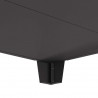 Kominek Czarny 80 x 80 x 43 cm Stal