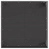Kominek Czarny 80 x 80 x 43 cm Stal