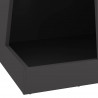 Kominek Czarny 35 x 35 x 100 cm Stal