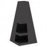 Kominek Czarny 50 x 50 x 100 cm Stal