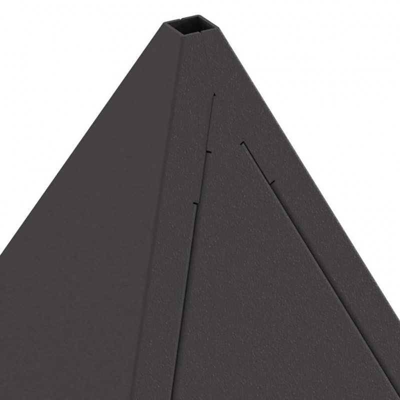 Kominek Czarny 50 x 50 x 51 cm Stal
