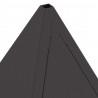 Kominek Czarny 50 x 50 x 51 cm Stal