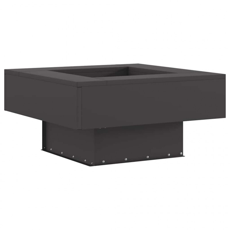 Kominek Czarny 60 x 60 x 30 cm Stal