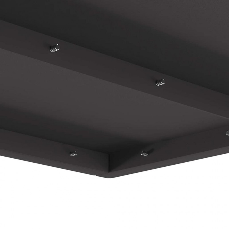 Kominek Czarny 60 x 60 x 30 cm Stal