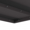 Kominek Czarny 60 x 60 x 30 cm Stal