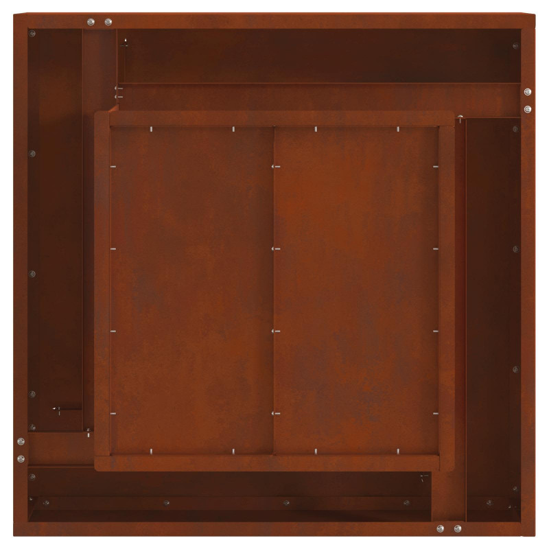 Kominek Brązowy 60 x 60 x 30 cm
