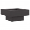 Kominek Czarny 80 x 80 x 40 cm Stal