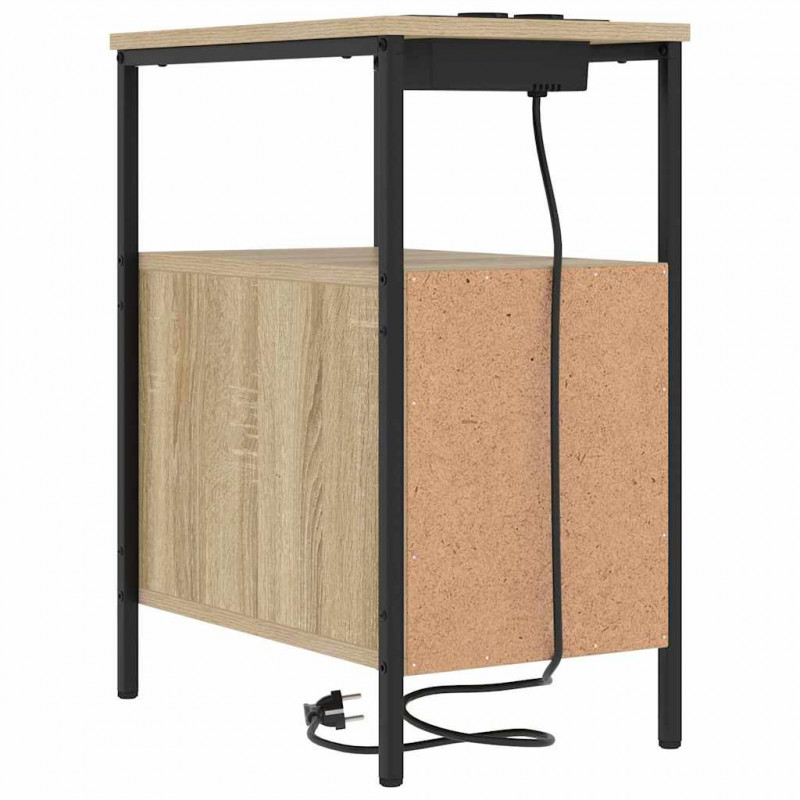 Szafka Nocna Dąb Sonoma 30 x 48 x 61 cm Materiał drewnopochodny