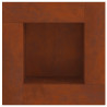 Kominek Brązowy 80 x 80 x 40 cm