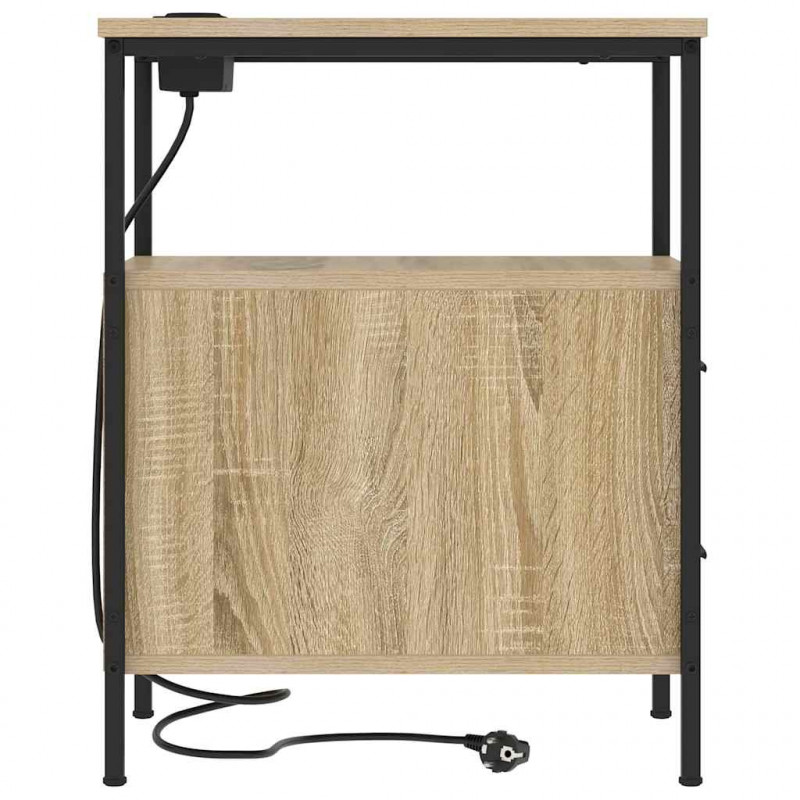 Szafka Nocna z szufladą 2 pcs Dąb Sonoma 30 x 48 x 61 cm