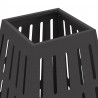 Kominek Czarny 50 x 50 x 70 cm Stal