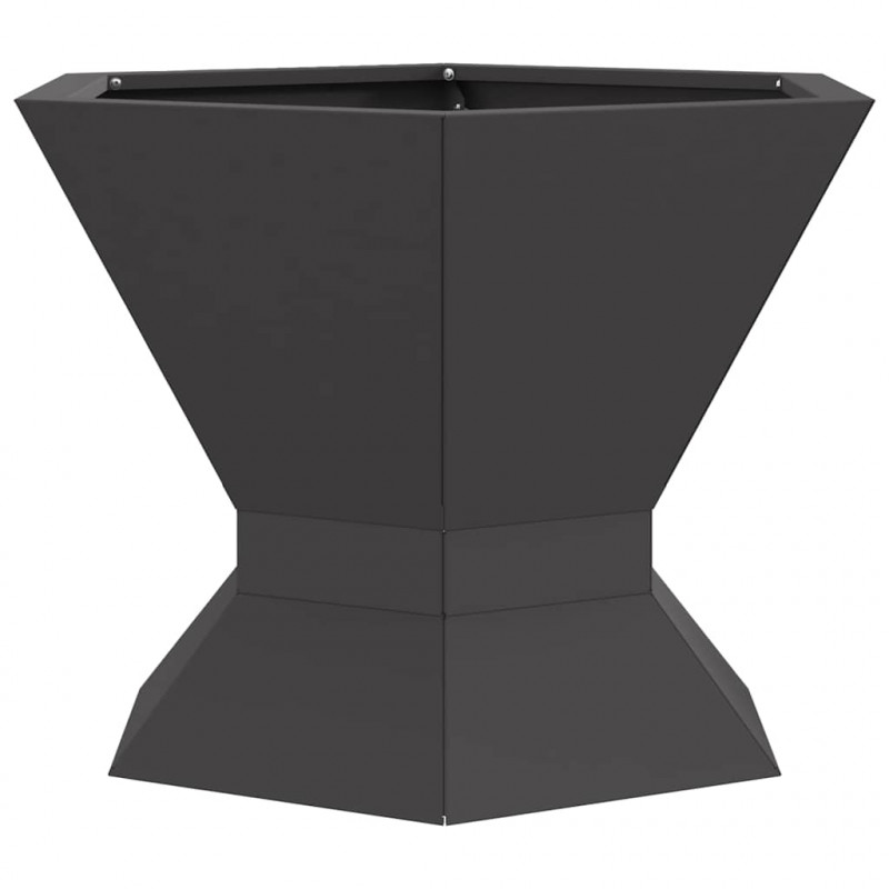 Kominek Czarny 50 x 50 x 40 cm Stal