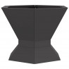Kominek Czarny 50 x 50 x 40 cm Stal