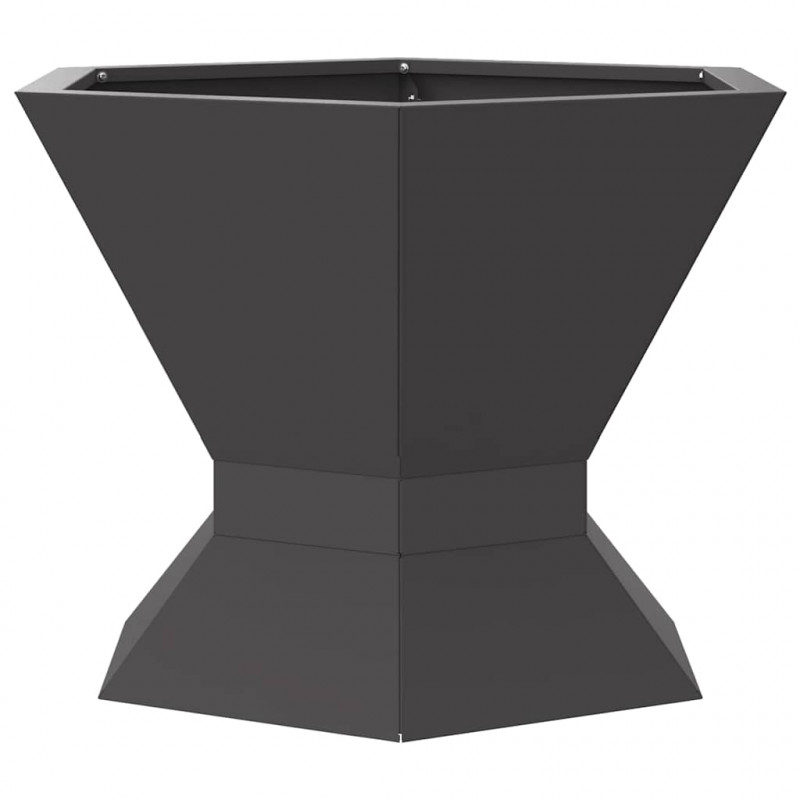 Kominek Czarny 50 x 50 x 40 cm Stal
