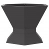 Kominek Czarny 50 x 50 x 40 cm Stal
