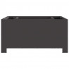 Kominek Czarny 60 x 60 x 30 cm Stal